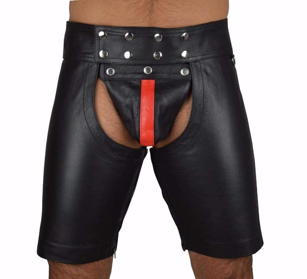 Kinky Cloth 200003584 Bondage Open Crotch Rivet Shorts