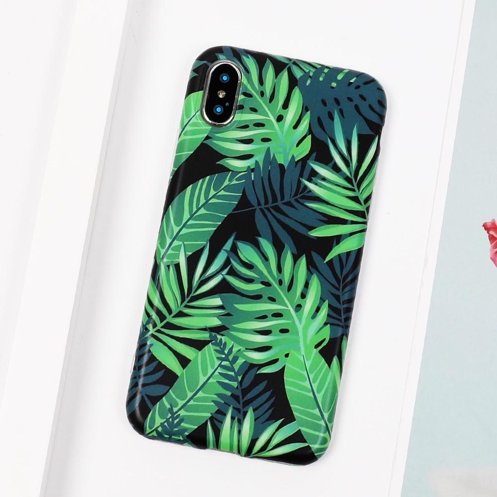 Kinky Cloth 380230 Style6 / For 7 Plus or 8 Plus Botanical Flowers and Leaves iPhone Case