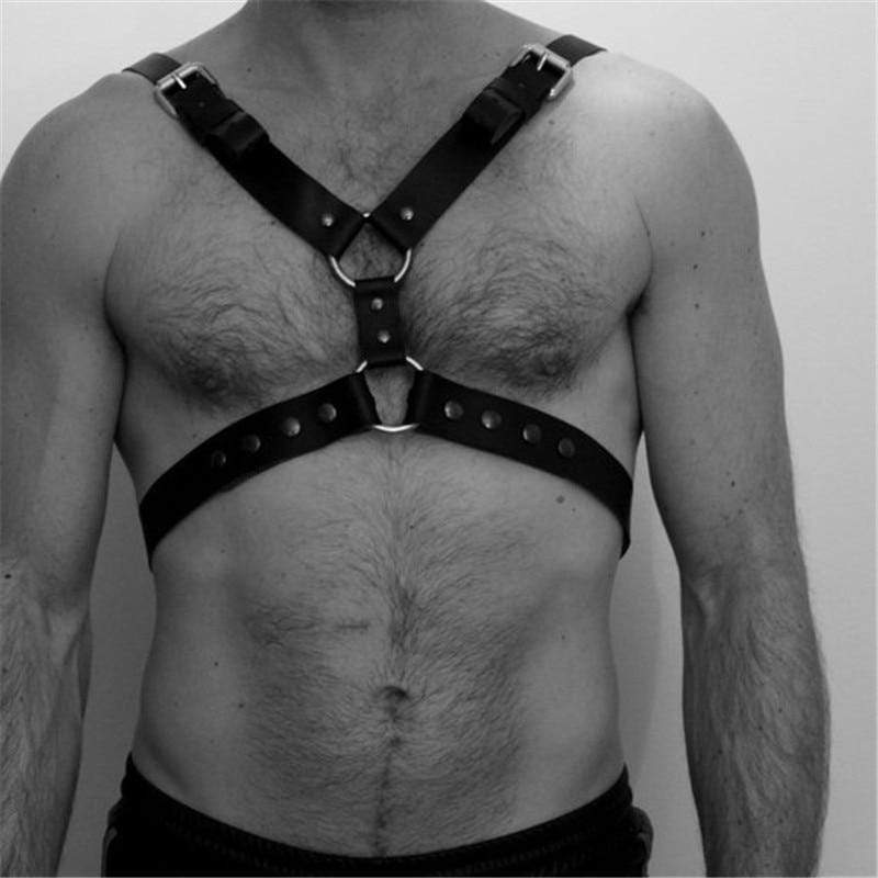 Kinky Cloth 200003585 Buckles and Rings Chest Harness