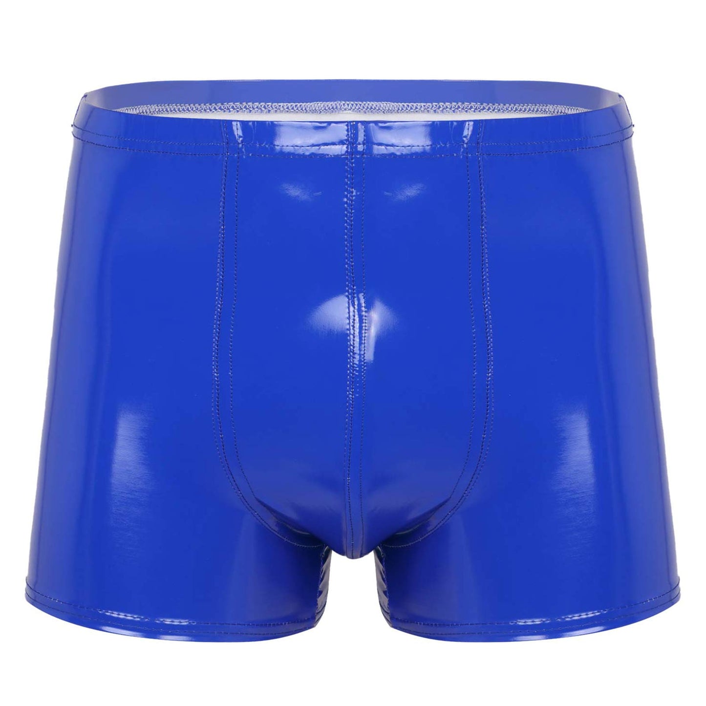 Kinky Cloth Blue / M Bulge Pouch Boxer Briefs Shorts