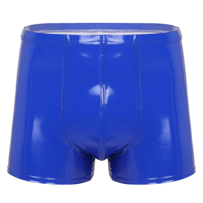 Kinky Cloth Blue / M Bulge Pouch Boxer Briefs Shorts