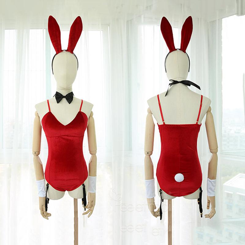 Kinky Cloth 200003986 Bunny Lingerie Bodysuit Costume Set