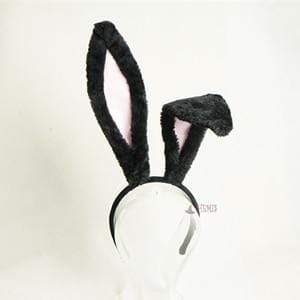 Kinky Cloth 200003991 Black Pink Bunny Rabbit Ears Headband