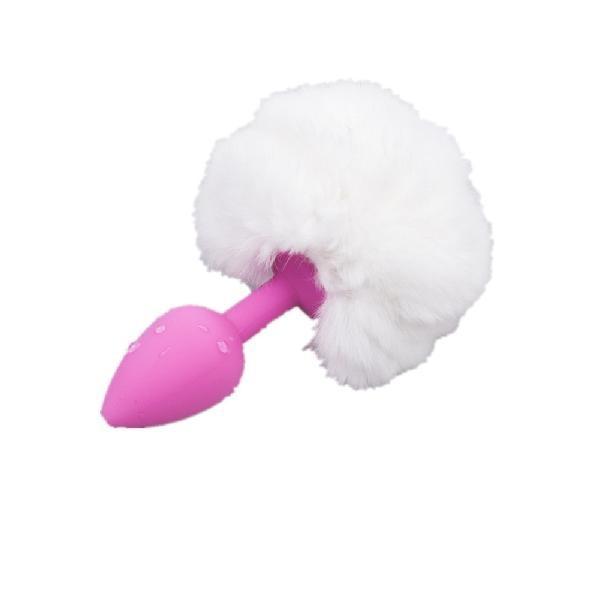 Kinky Cloth Accessories pink and white Bunny Rabbit Tail