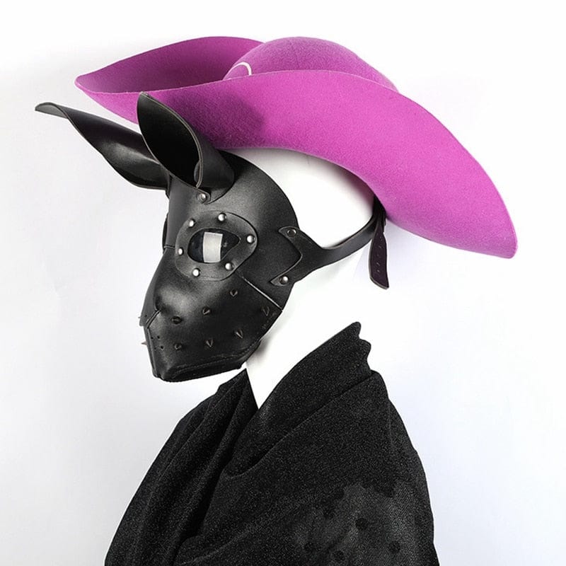 Kinky Cloth Bunny Rivet Mask