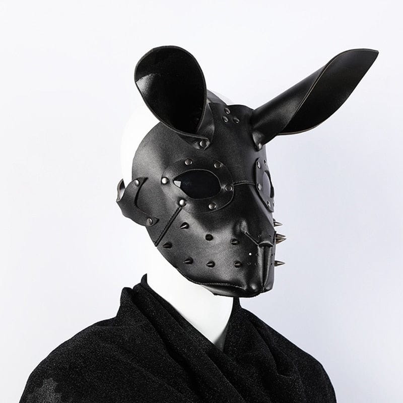 Kinky Cloth Bunny Rivet Mask