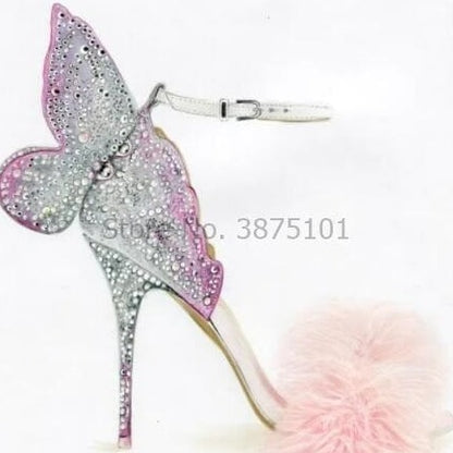 Kinky Cloth pic 25 / 4 Butterfly Wings High Heels Sandals