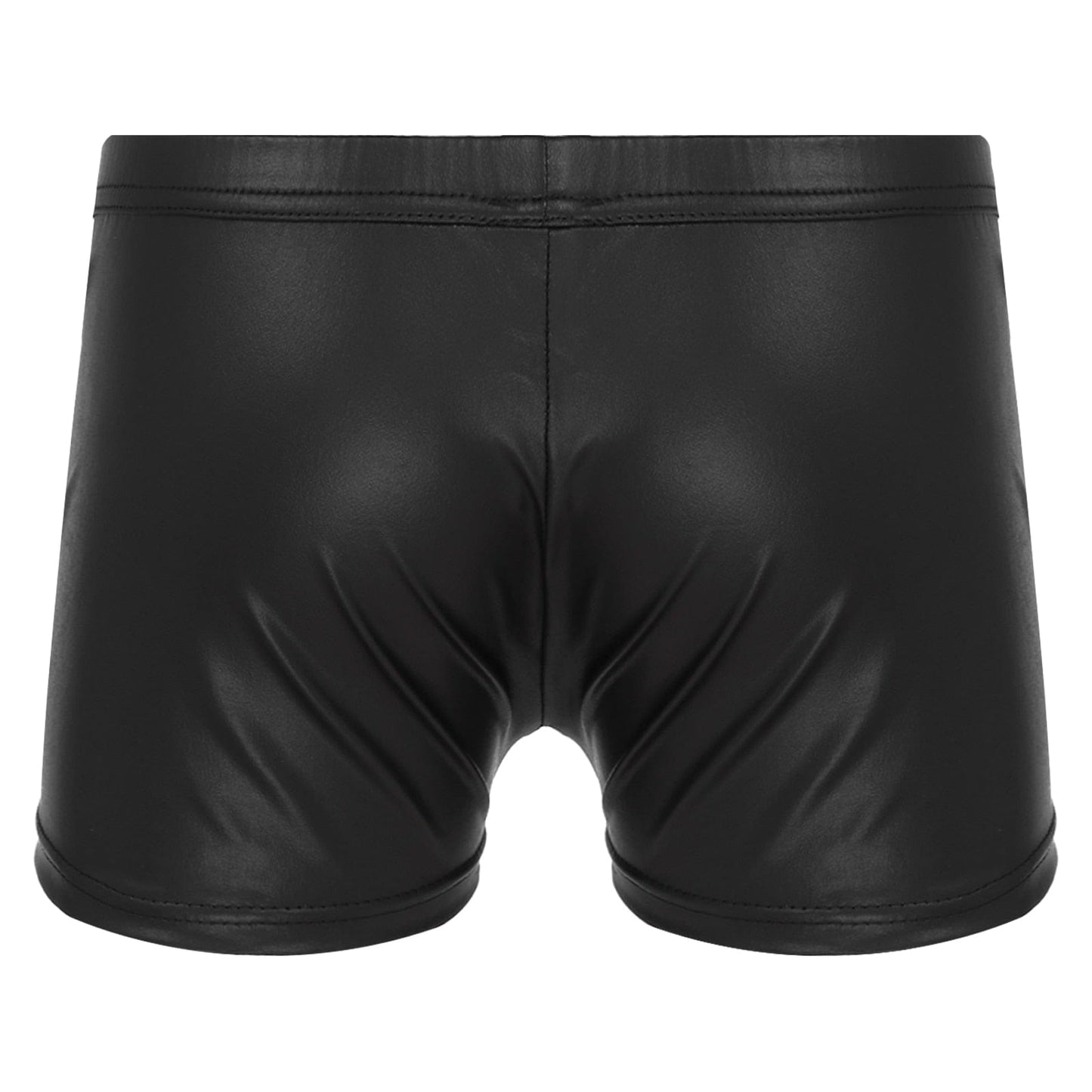 Kinky Cloth Button Front Faux Leather Underwear