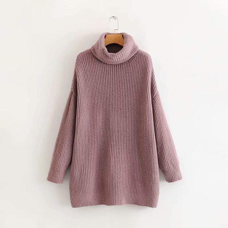 Kinky Cloth S / Light Purple Candy Color Knit Sweater
