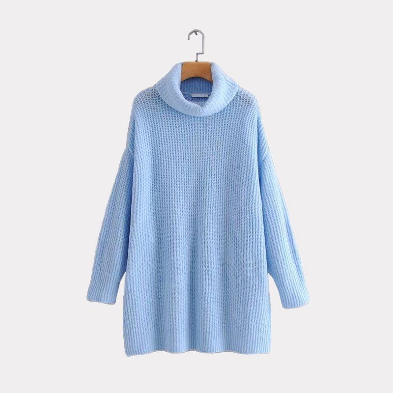 Kinky Cloth S / Sky Blue Candy Color Knit Sweater