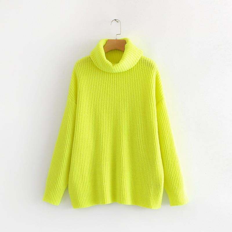 Kinky Cloth S / Yellow Candy Color Knit Sweater