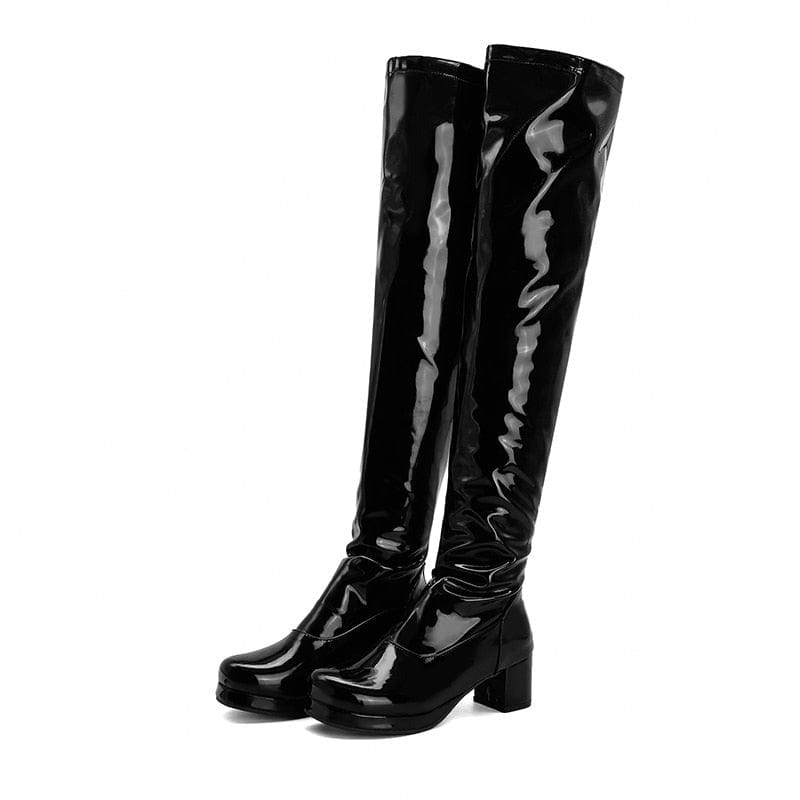 Kinky Cloth Candy Colors Long Boots