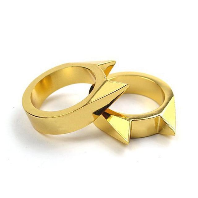 Kinky Cloth Jewelry & Watches Gold / 1 pc Cat Ear Self Defense Ring