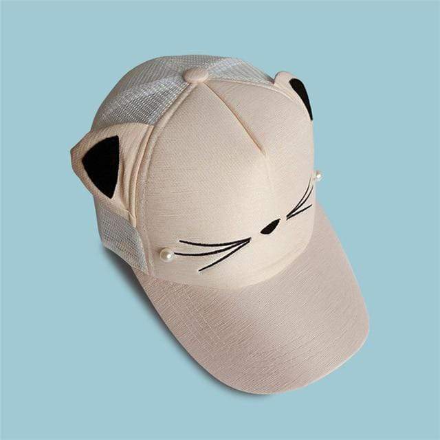 Kinky Cloth accessories Champagne  Net cap Cat Ears Baseball Hat