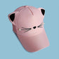 Kinky Cloth accessories Pink  Net cap Cat Ears Baseball Hat