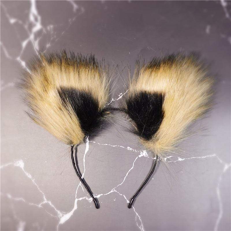 Full Fluffy Fox Tail Plugs With Ribbons