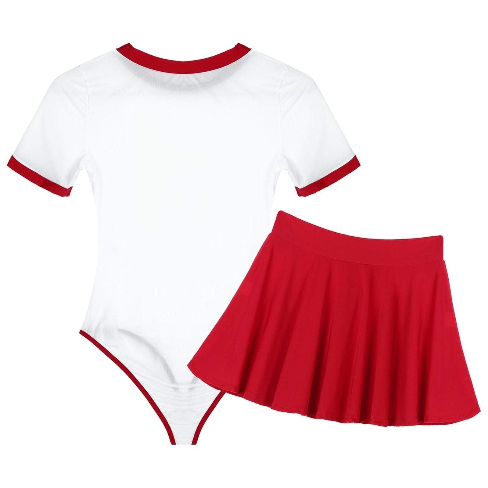 Kinky Cloth 200003986 Cheerleader Lingerie See-Through Outfit