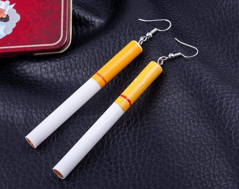 Kinky Cloth Jewelry & Watches A pair-361187 Cigarette Earrings