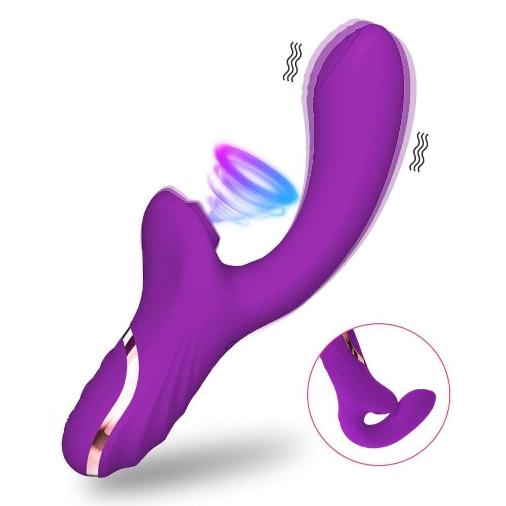 Kinky Cloth Purple Clitoral Sucking Vibrator