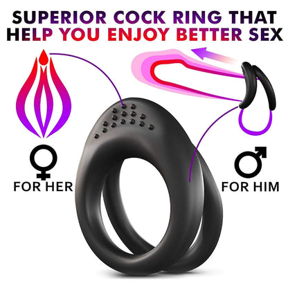 Kinky Cloth Cock Penis Enhancer Rings