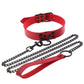 Kinky Cloth Necklace red Collar & Leash Set