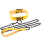 Kinky Cloth Necklace yellow Collar & Leash Set