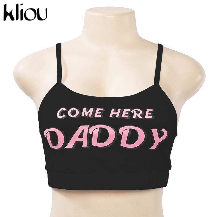 Kinky Cloth Top Black / L Come Here Daddy Cami Top
