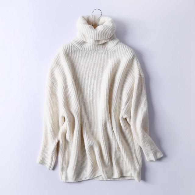 Kinky Cloth Sweatshirt Beige / S Cozy Wozy Knit Sweater