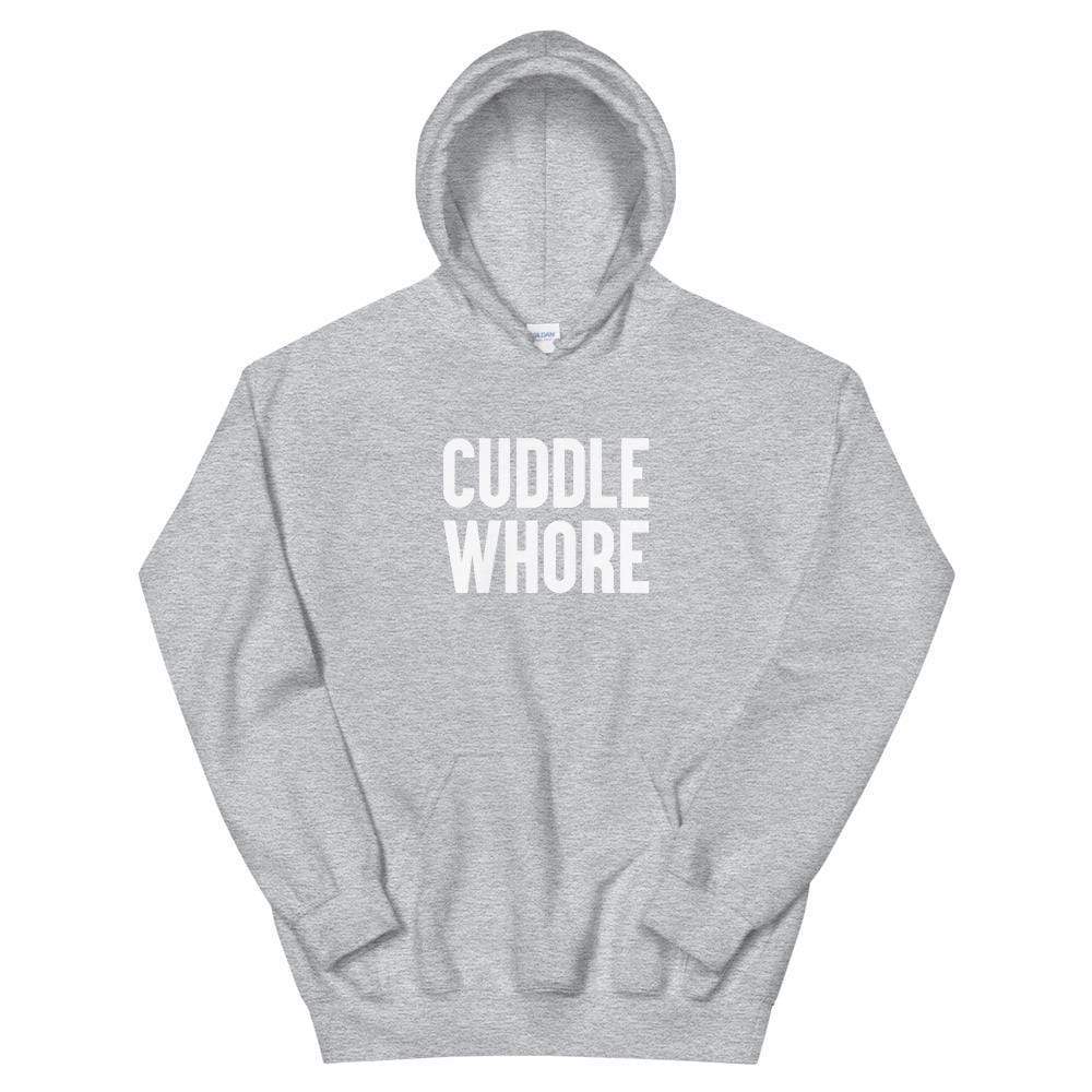 Kinky Cloth Hoodie Sport Grey / S Cuddle Whore Hoodie