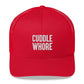 Kinky Cloth Red Cuddle Whore Trucker Cap