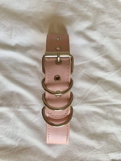 Kinky Cloth Necklace Cum Slut, Slut Collar