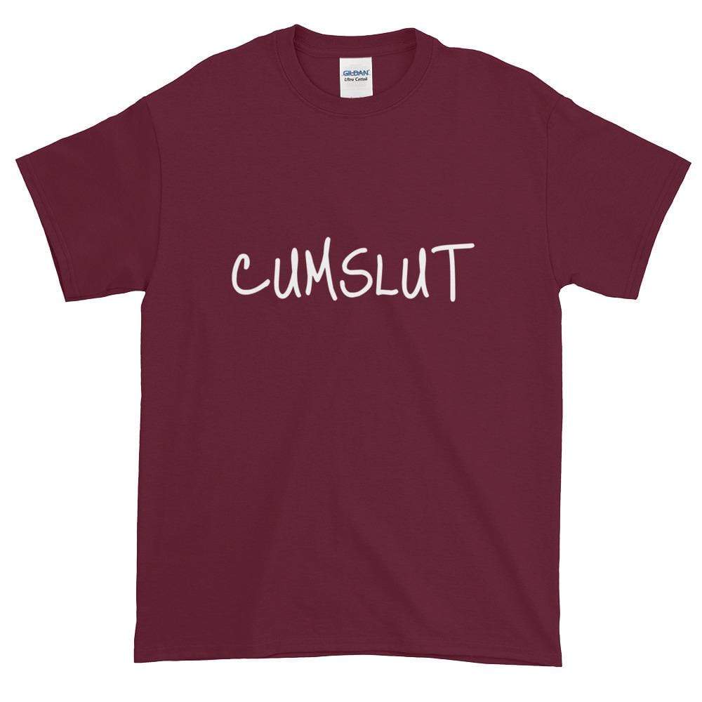 Kinky Cloth Maroon / S Cumslut Scribble T-Shirt