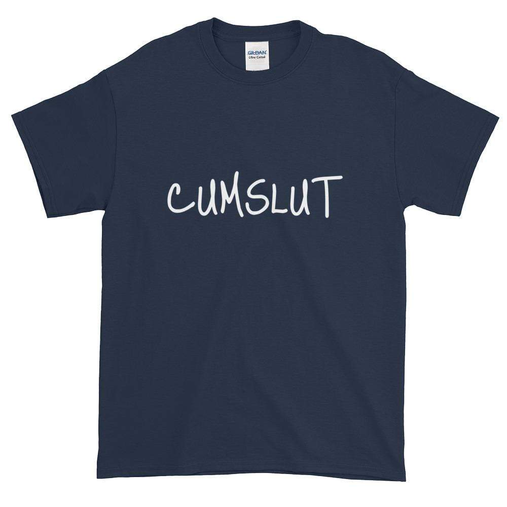 Kinky Cloth Navy / S Cumslut Scribble T-Shirt