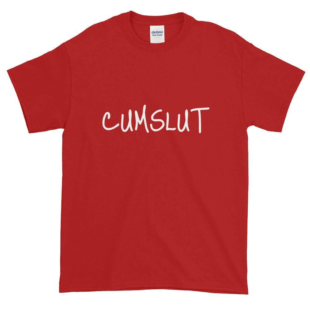 Kinky Cloth Red / S Cumslut Scribble T-Shirt