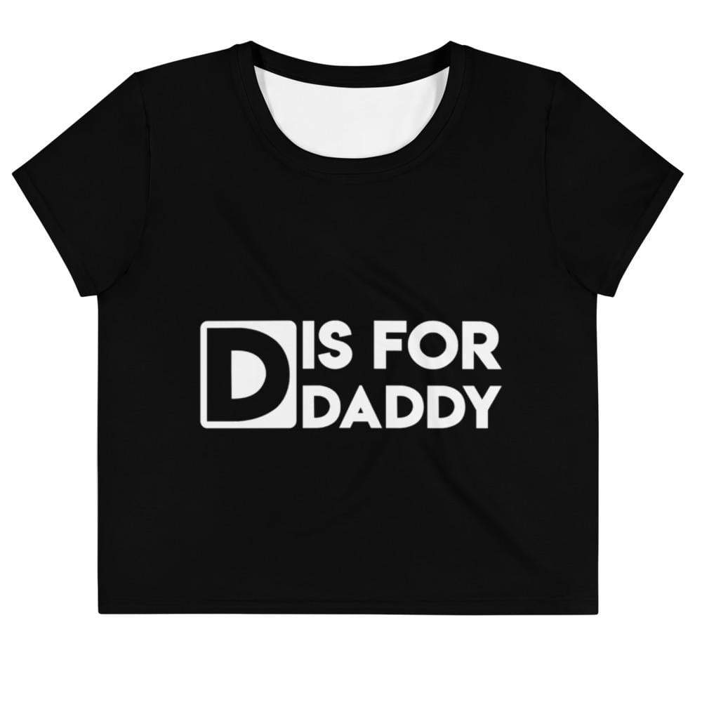 Kinky Cloth XS D is for Daddy Crop Top Tee