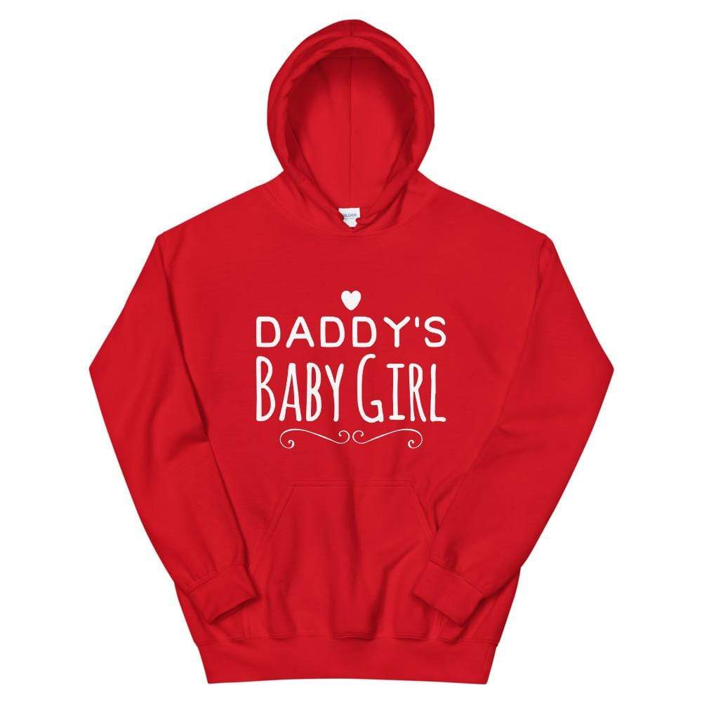 Daddy's Baby Girl Hearts Hoodie