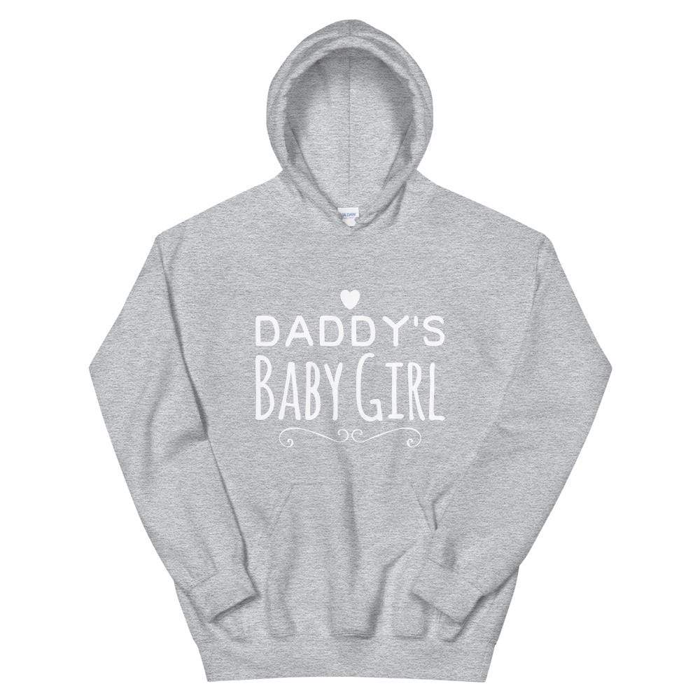 Daddy's Baby Girl Hearts Hoodie