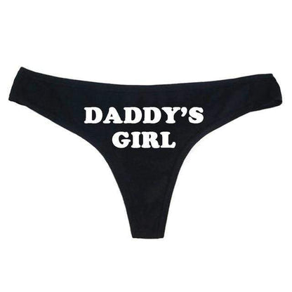 Kinky Cloth Panties Daddy's Girl Thong Panties