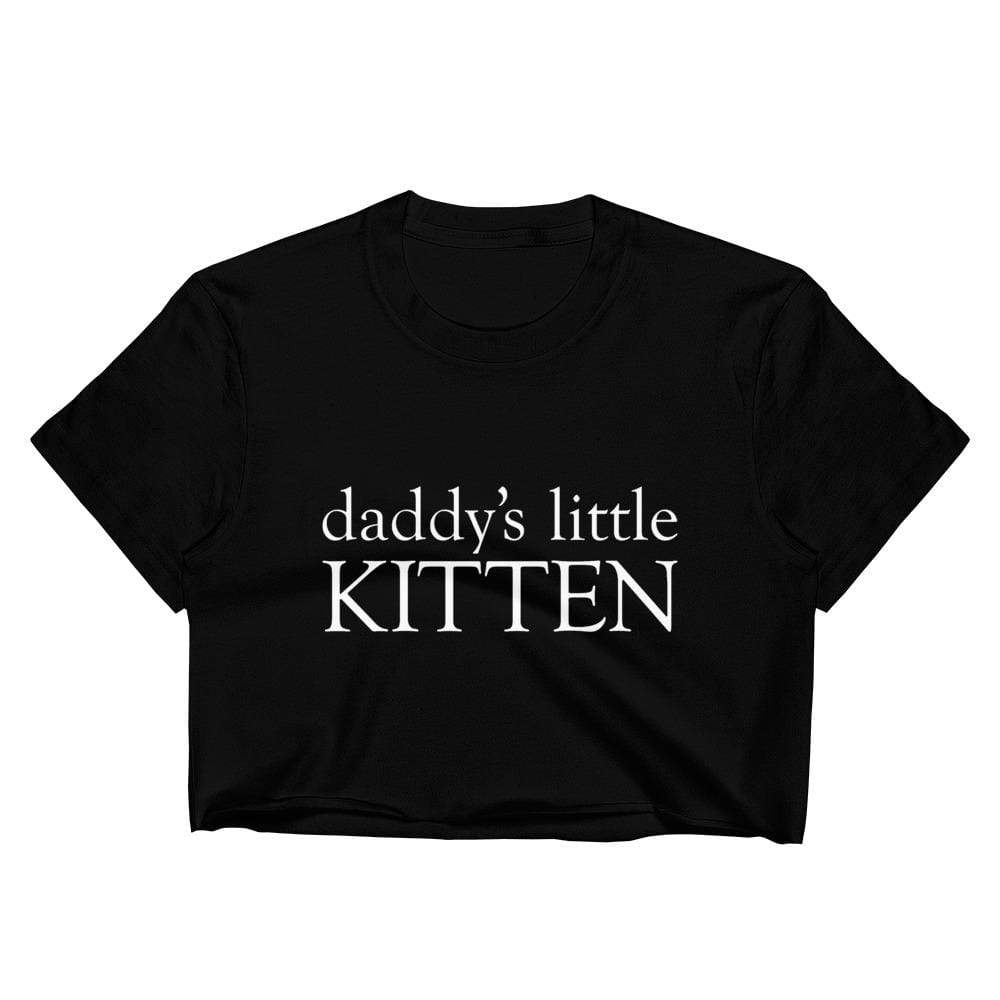 Daddy's Little Kitten Crop Top