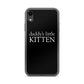 Daddy's Little Kitten iPhone Case