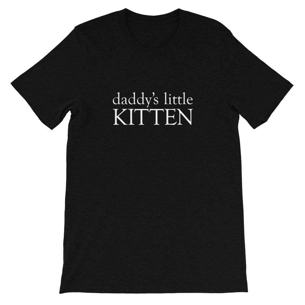 Kinky Cloth Black Heather / XS Daddy's Little Kitten T-Shirt