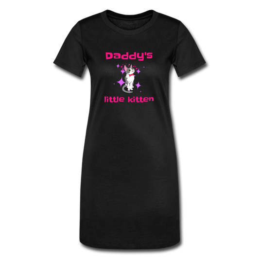 SPOD Women's T-Shirt Dress S Daddy's Little Kitten T-Shirt Dress