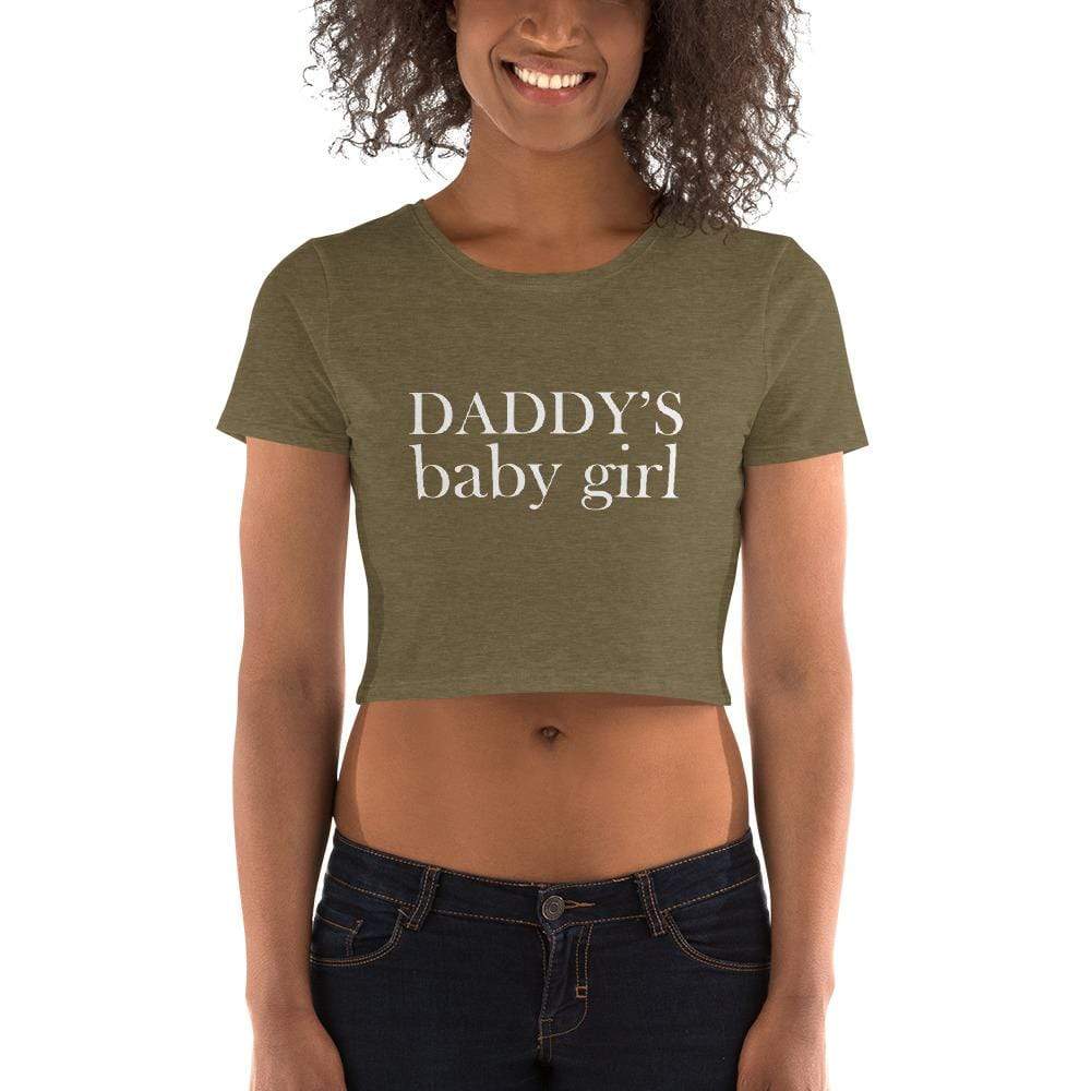 Daddy's Baby Girl Crop Top Tee