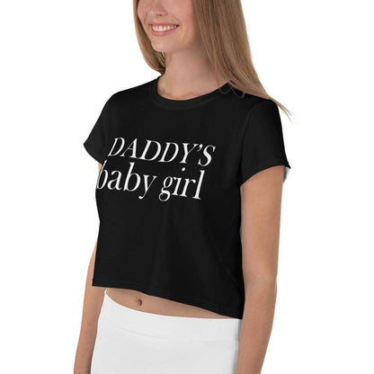 Kinky Cloth Daddys Baby Girl Crop Top Tee