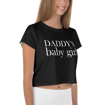 Kinky Cloth Daddys Baby Girl Crop Top Tee