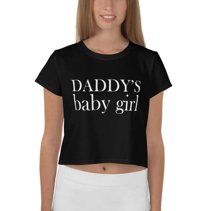 Kinky Cloth XS Daddys Baby Girl Crop Top Tee