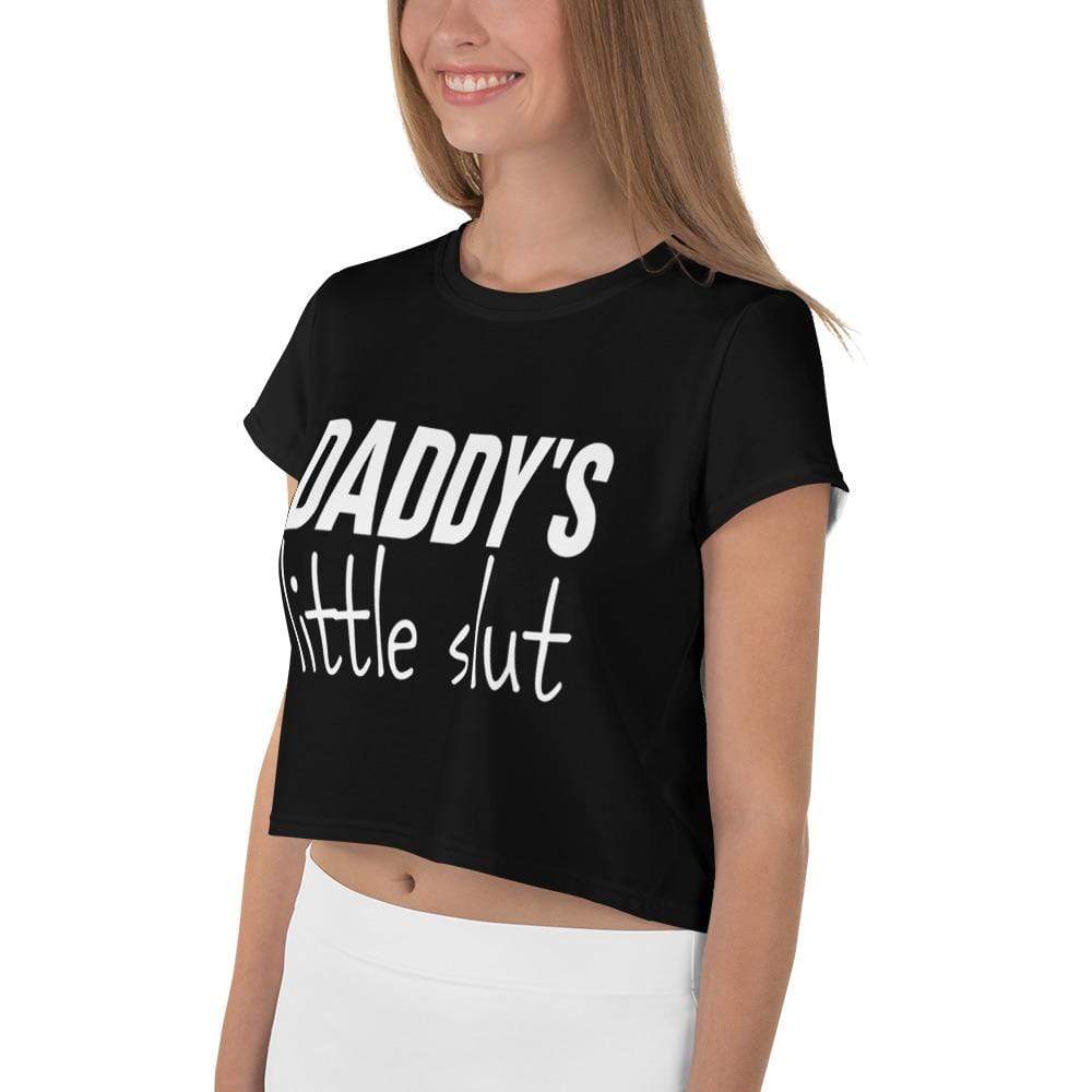 Kinky Cloth Daddys Little Slut Crop Top Tee