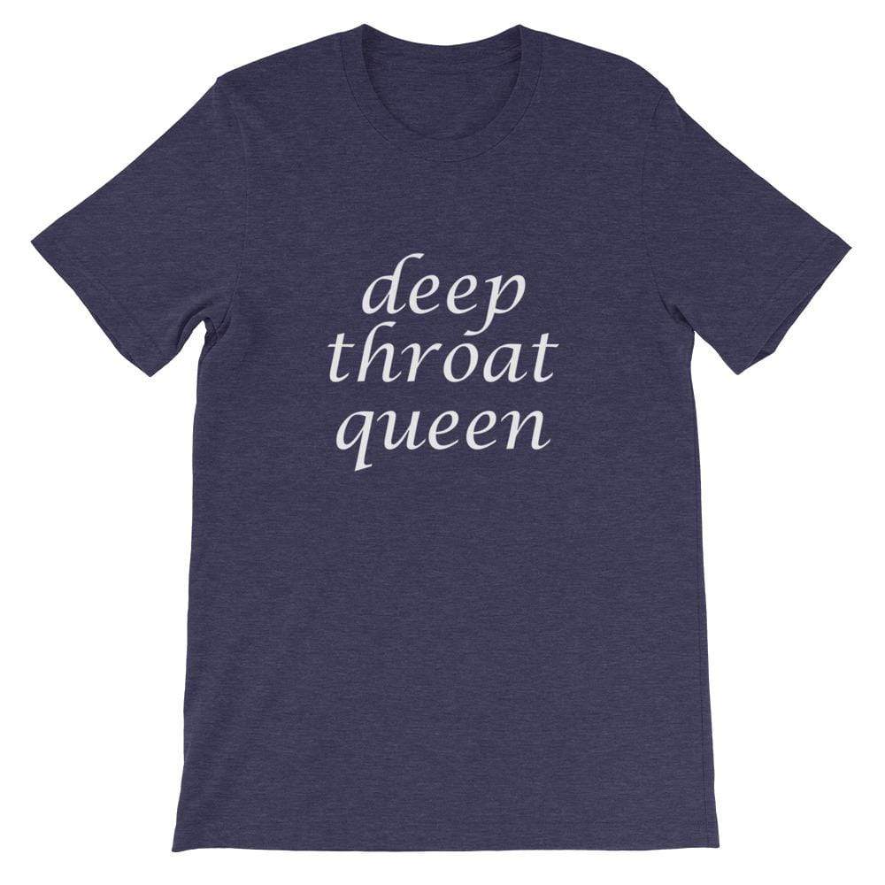 Kinky Cloth Heather Midnight Navy / XS Deep Throat Queen T-Shirt