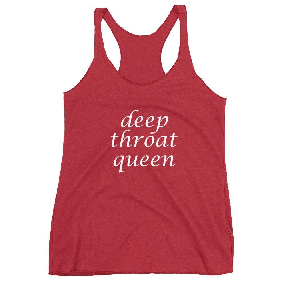 Kinky Cloth Vintage Red / XS Deep Throat Queen Tank Top