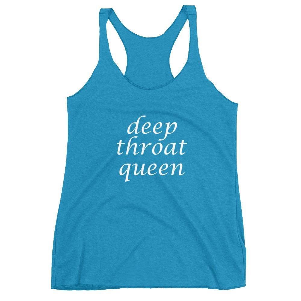 Kinky Cloth Vintage Turquoise / XS Deep Throat Queen Tank Top